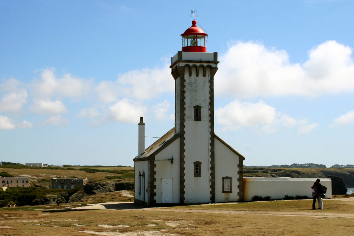 Le phare de la pointe des Poulains à Belle Ile en Mer