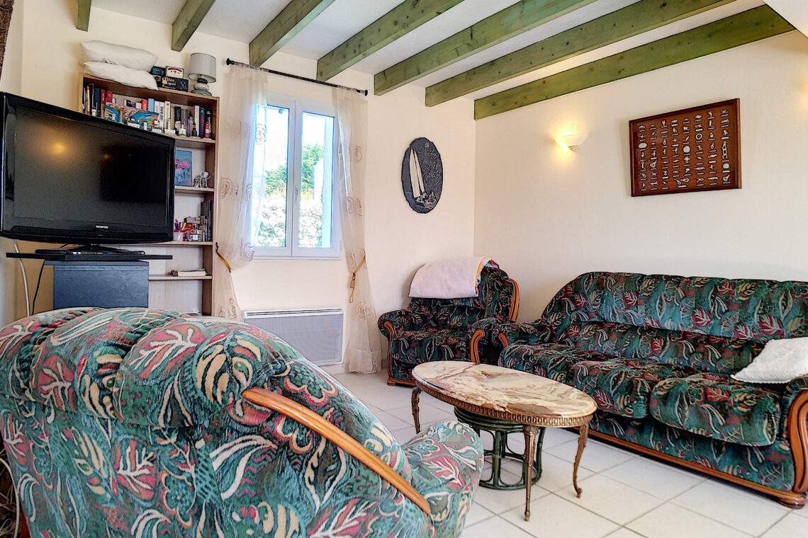 Maison à vendre à Belle-Ile pièce de vie